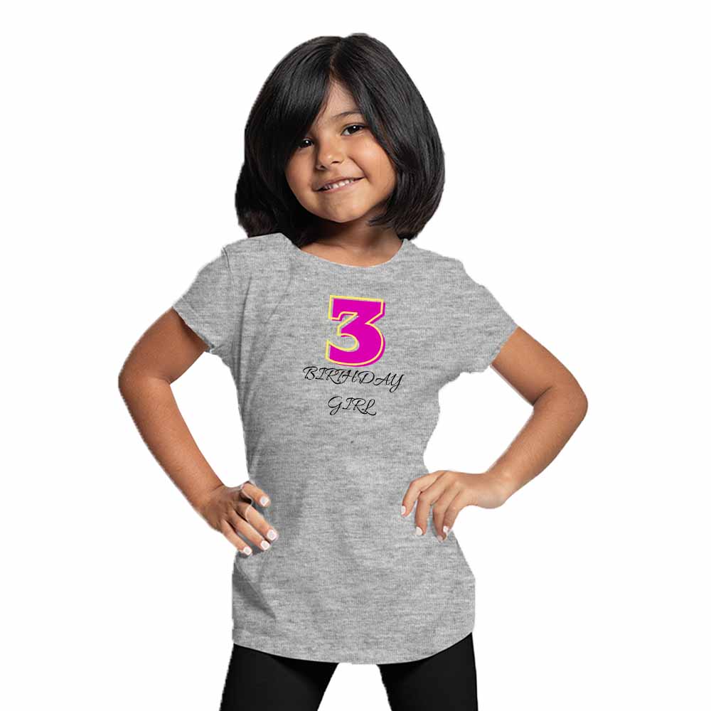 3 Birthday Theme Kids T-shirt