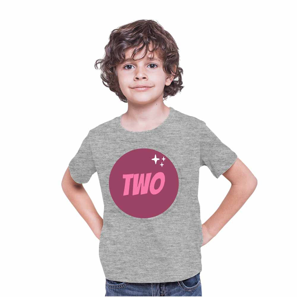Two Designed Birthday Theme Kids T-shirt
