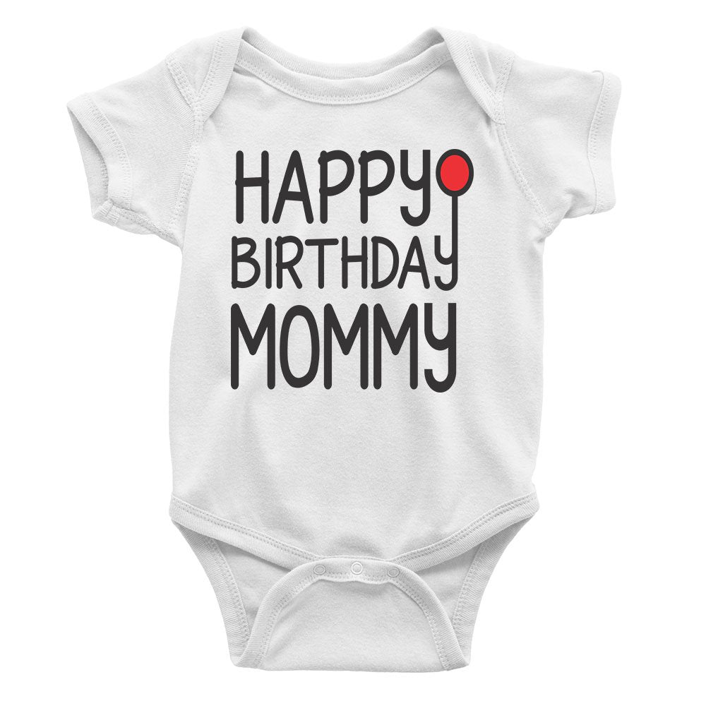 happy birthday mommy white