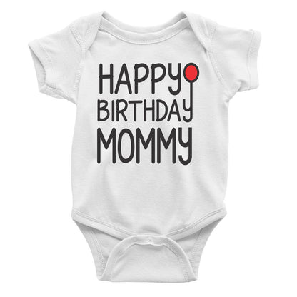 happy birthday mommy white