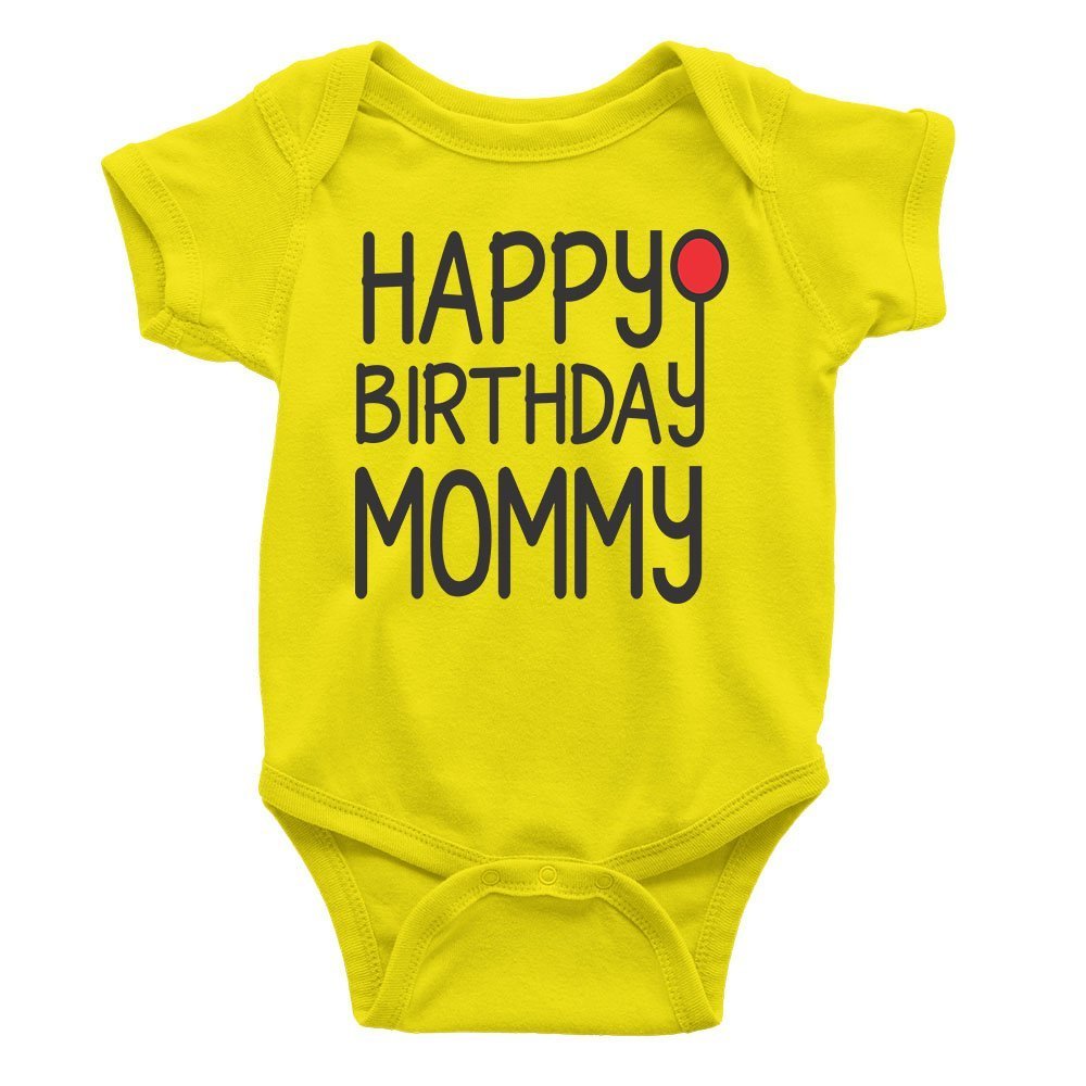 happy birthday mommy yellow
