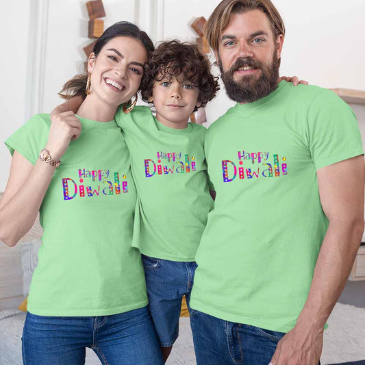 happy diwali word mint