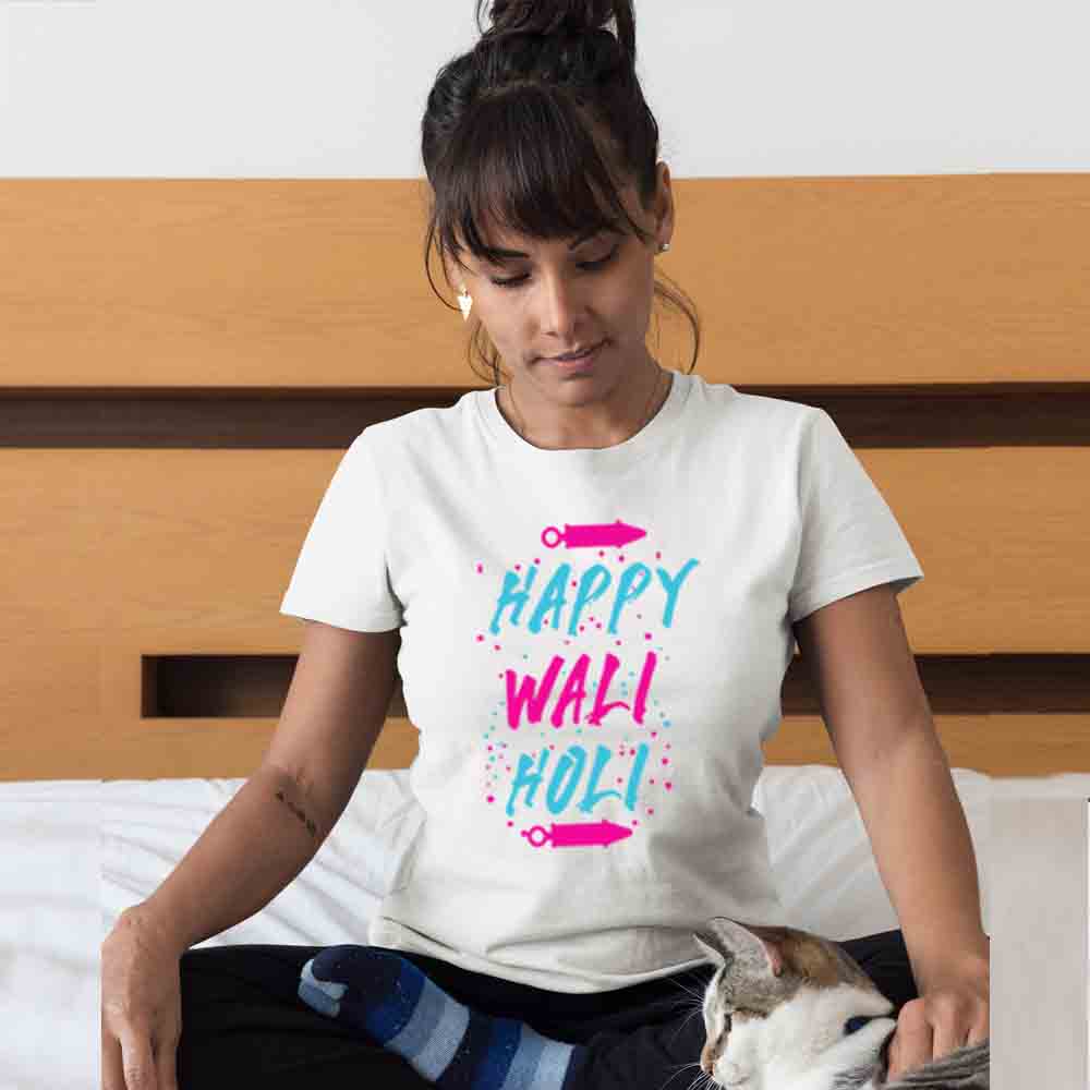 happy wali holi white women