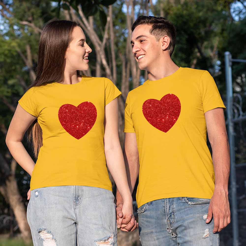 cotton couples in one t shirt couple in one t shirt couple dress t shirt mustard
