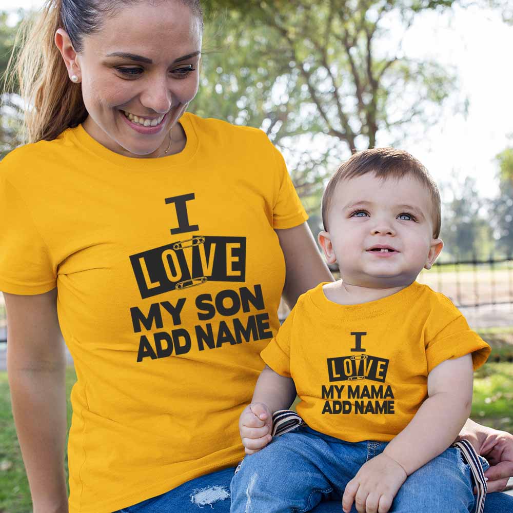 i love mama son add name mustard