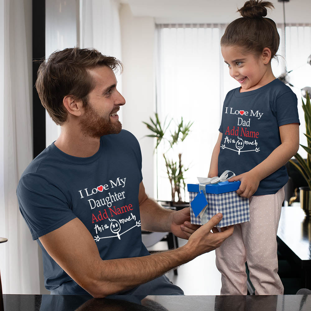 i love my dad daughter add name navy
