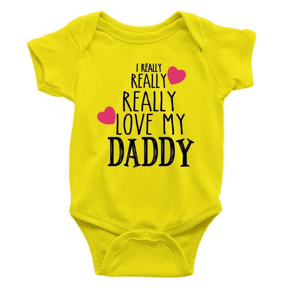 i really really love my daddy yellow