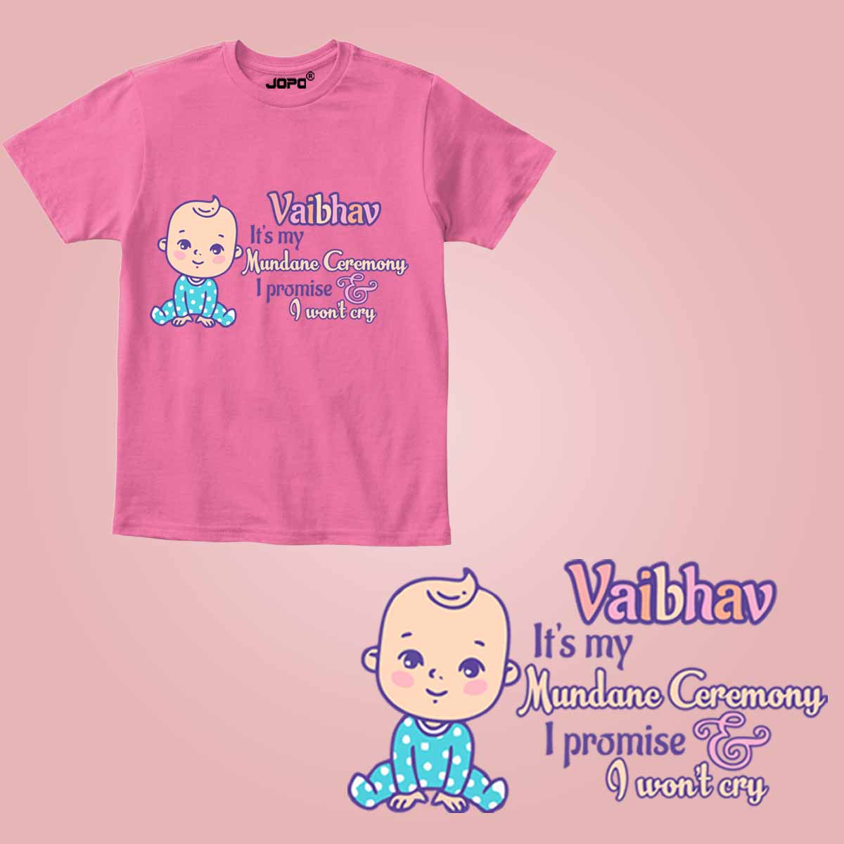 its my mundane ceremony i promise pink tshirt product image