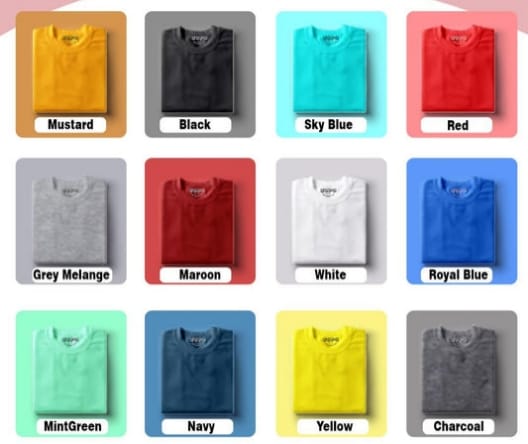   Plain T-Shirt Combo Set of 3 Men
