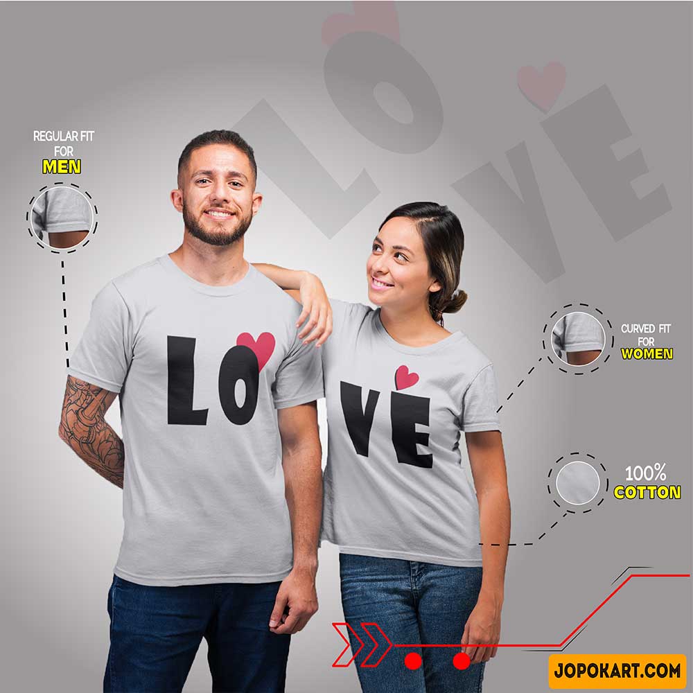 love couple tshirts cotton printed t shirts for couples t shirt design for couples t shirt design for couples grey