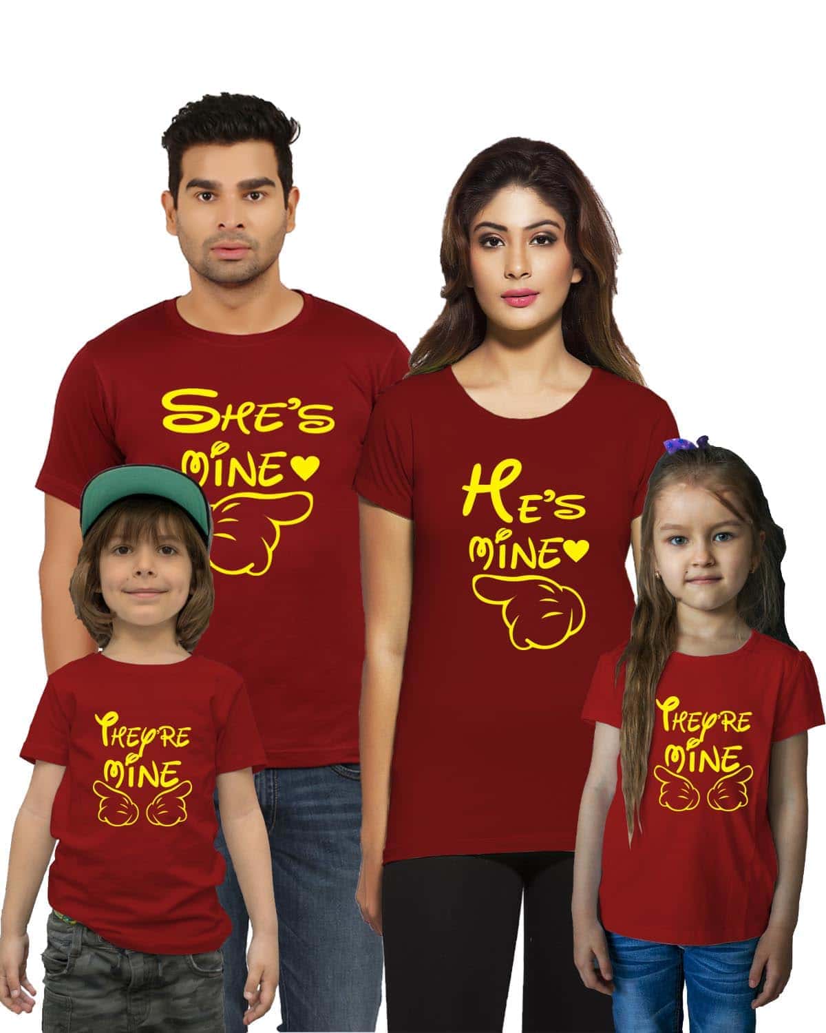 King Queen Prince Princess Family Matching T-Shirts