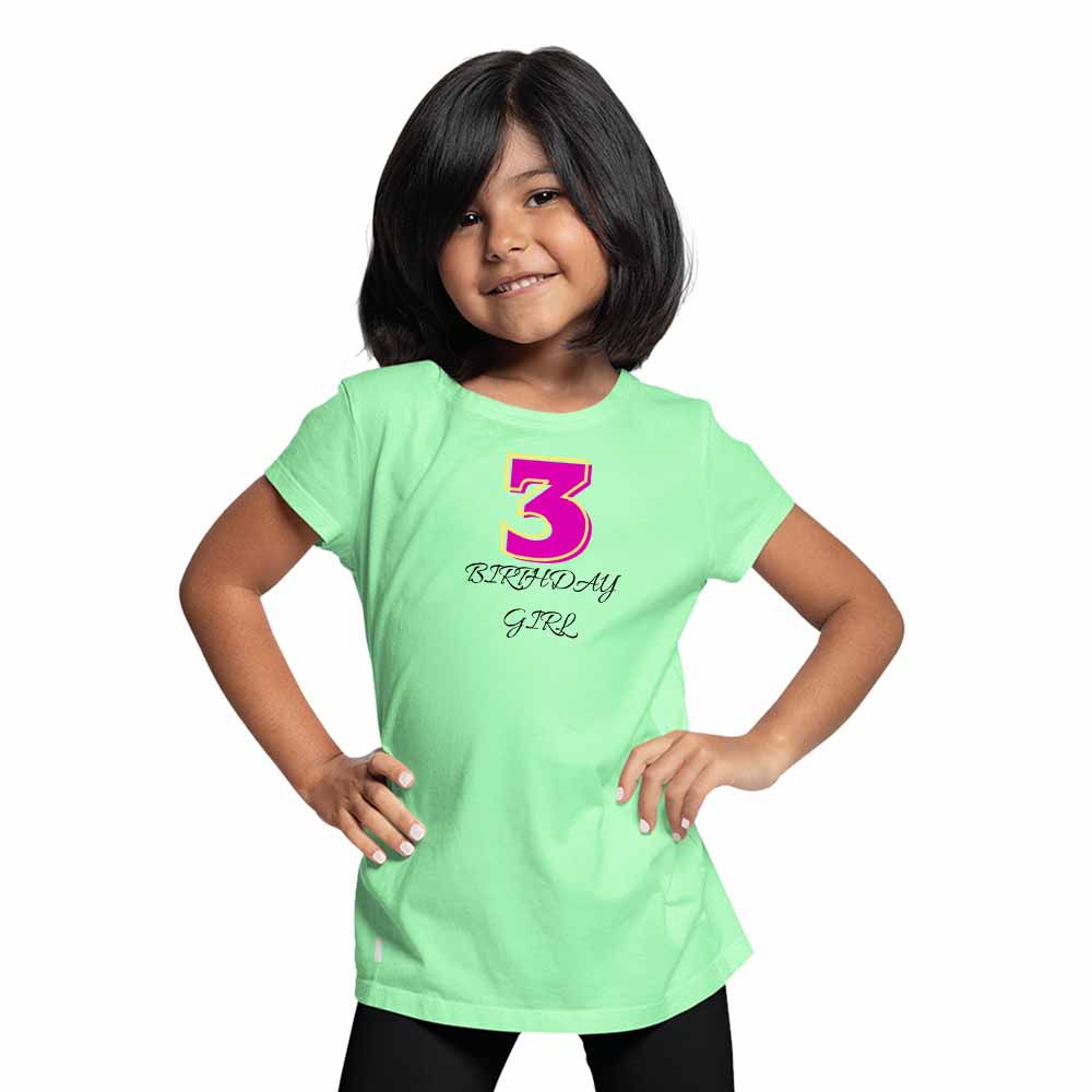 3 Birthday Theme Kids T-shirt