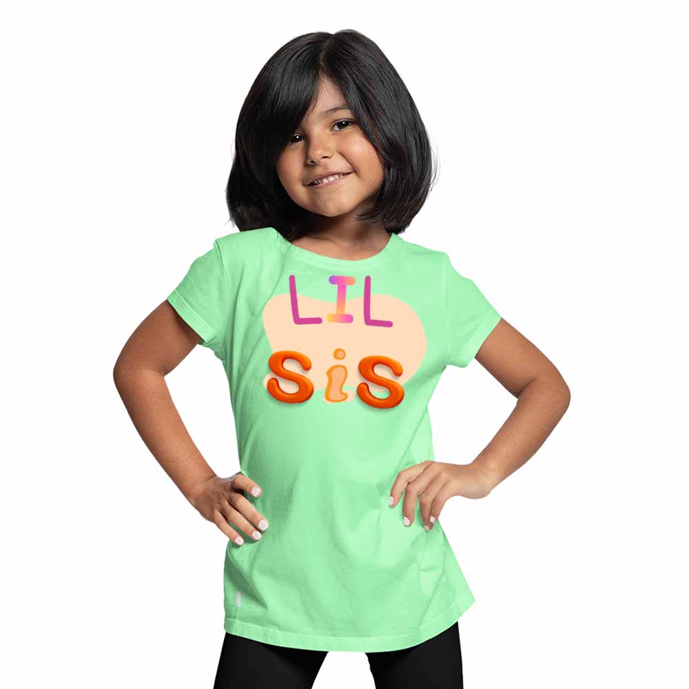 Lil sis Multicolor T-shirt/Romper