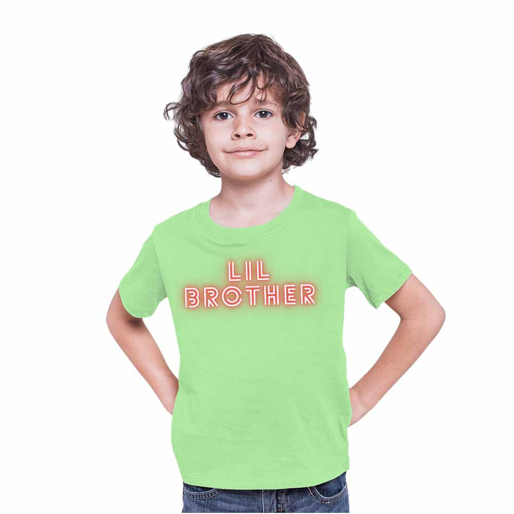 Lil Brother Neon Design Multicolor T-shirt/Romper