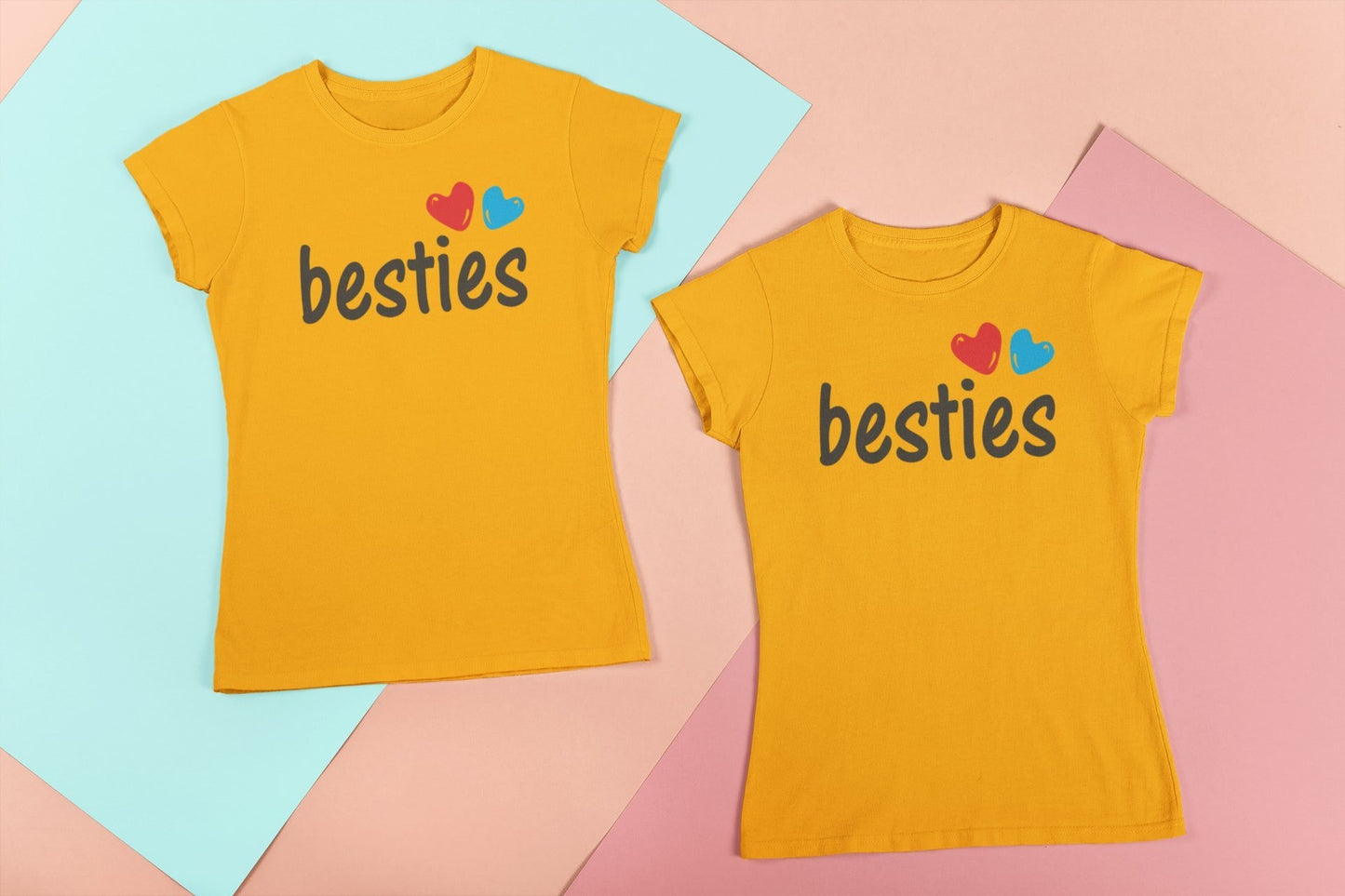 Besties Friends Matching T-shirts for Women