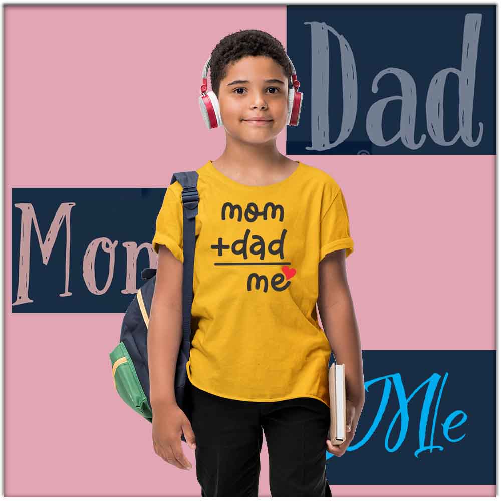 mom dad me mustard