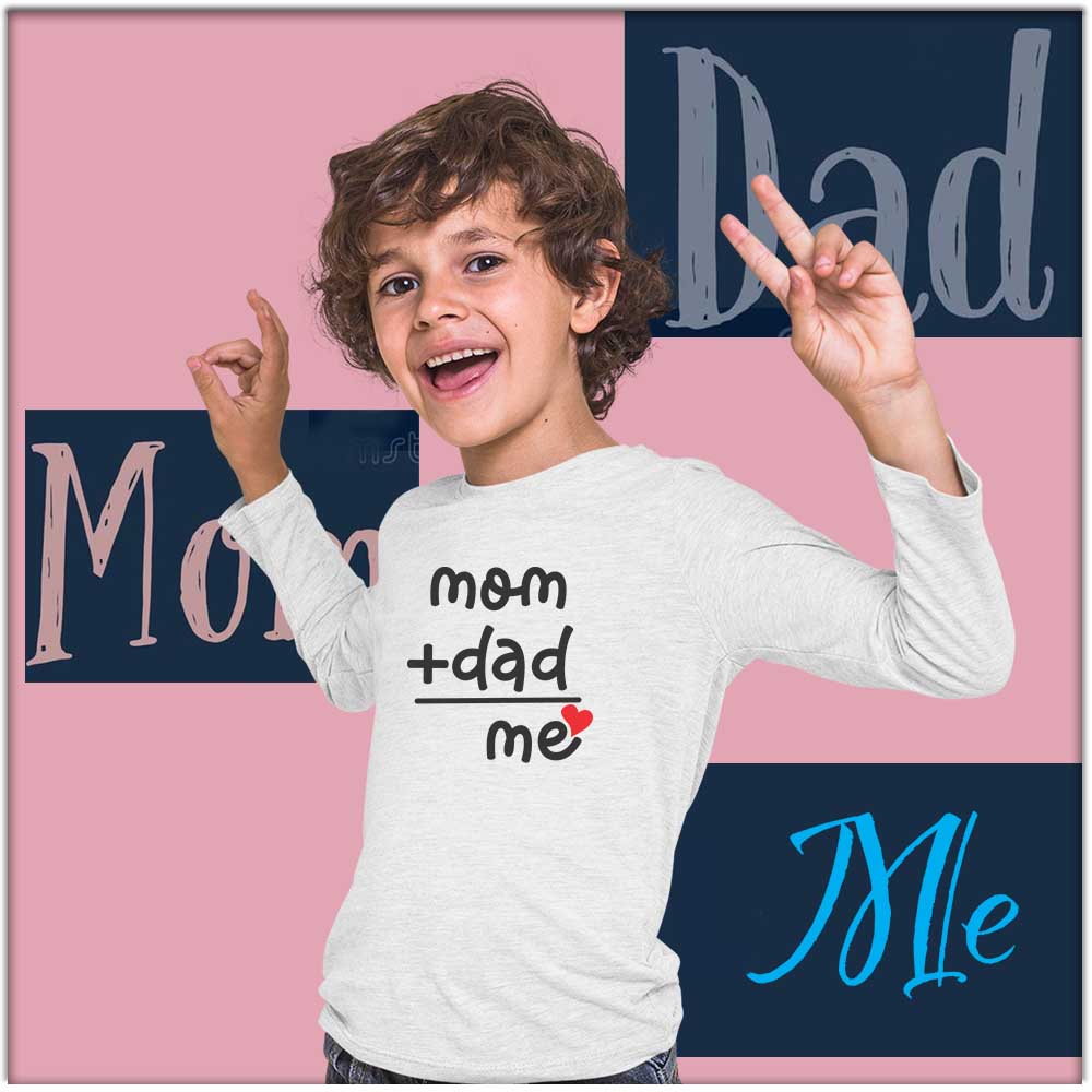 mom dad me white