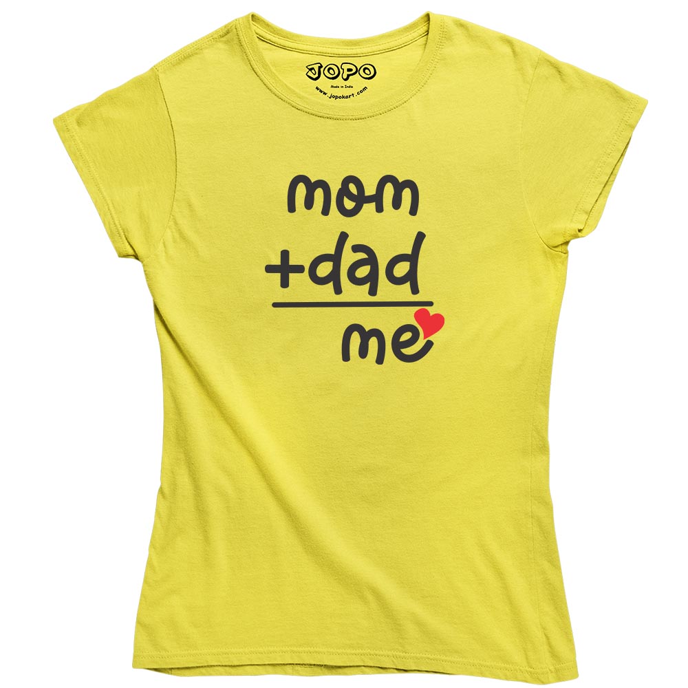 mom + dad - me yellow