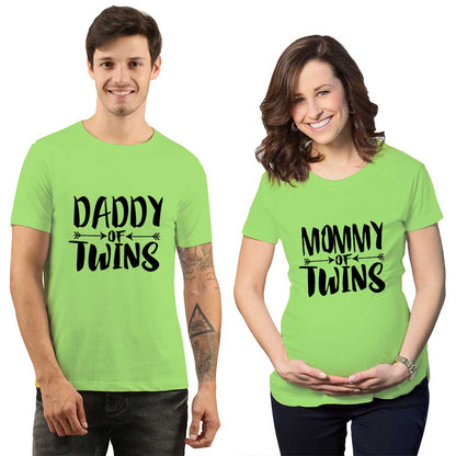 mommy daddy of the twins Mint green