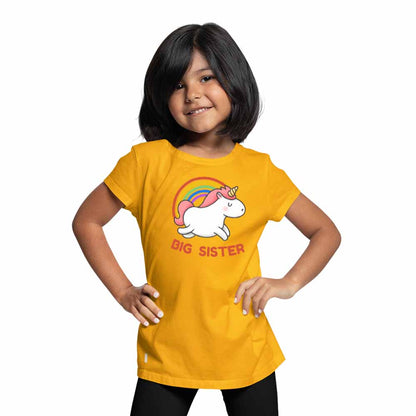 Big Sister with Unicorn T-Shirt