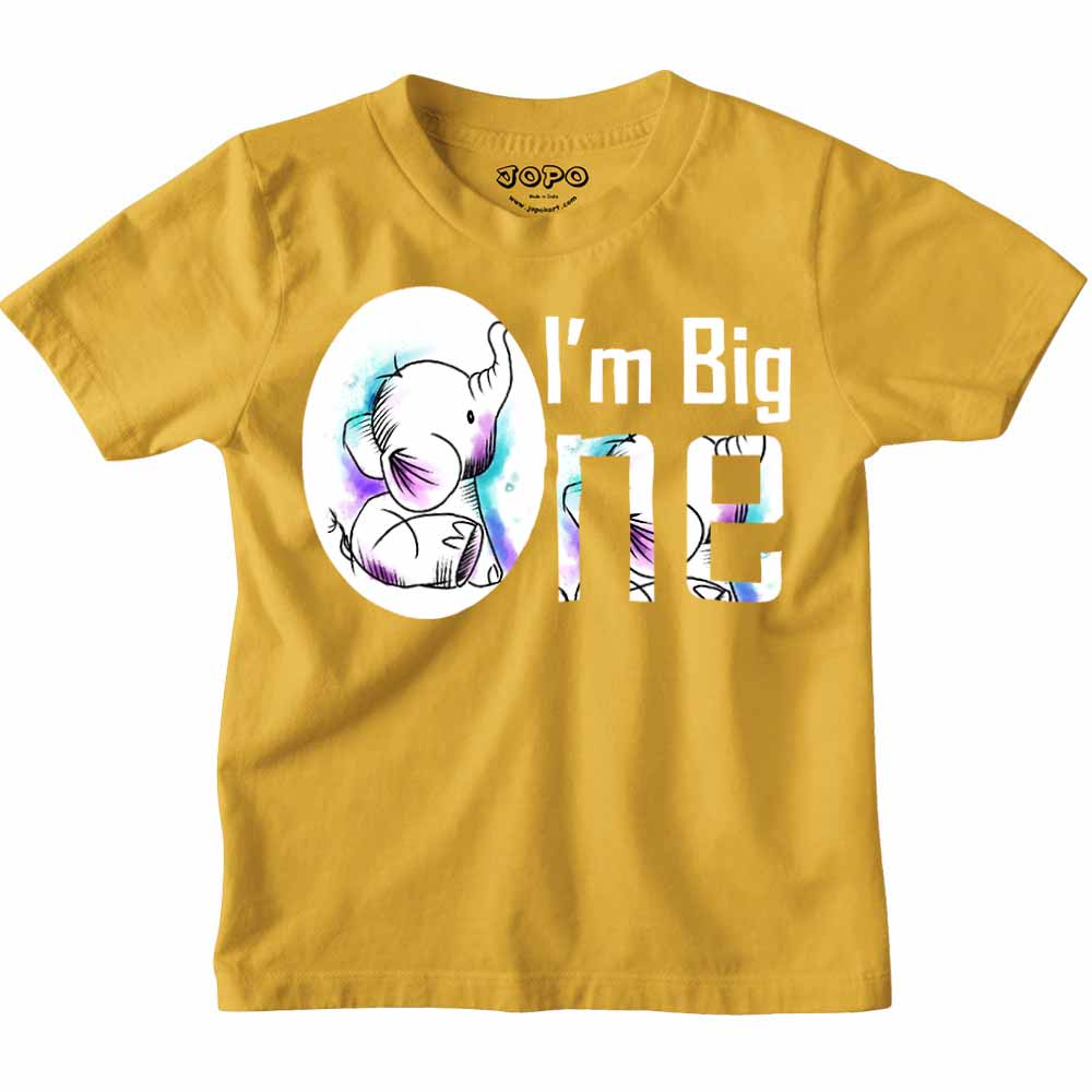 Iam Big one Elephant+ Design T-shirt/Romper