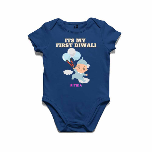 Happy Diwali Customised Tshirt/Romper