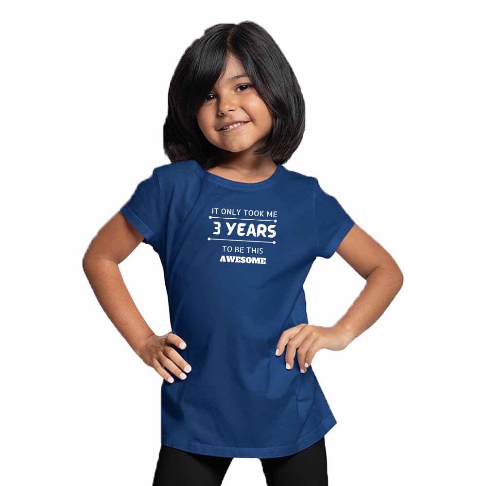 3 Years Birthday Theme Kids T-shirt