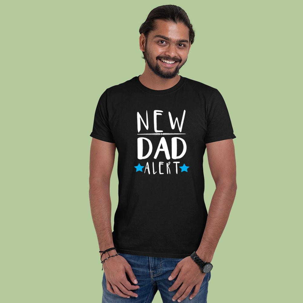 jopo New dad alert men tshirt celebration mode black