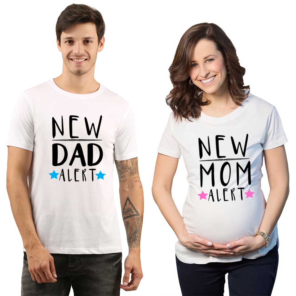 new mom dad alert White