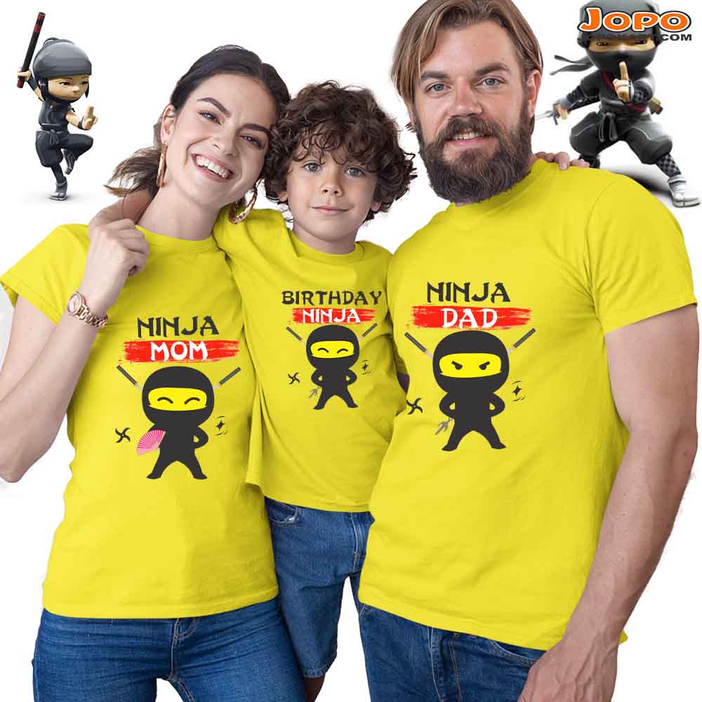 ninja family yellow