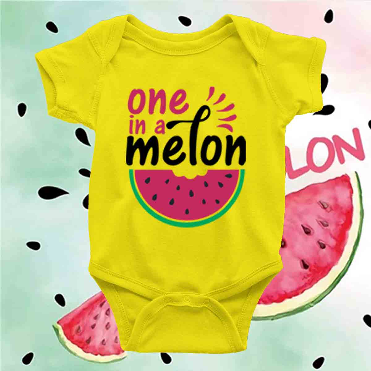 one in a melon yellow