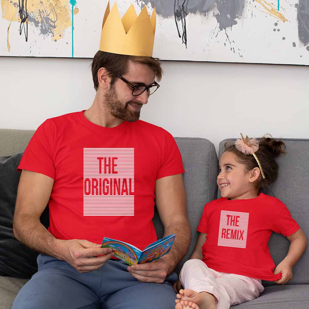 cotton daddy and daughter t shirts dad and daughter t shirts daddy and daughter tshirt red