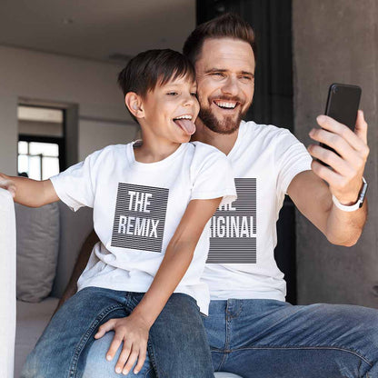 dad and son same dress dad and son matching tshirts for dad and son original remix white 