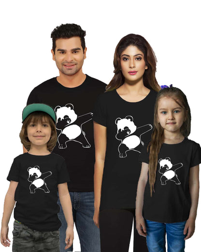 Dabbing Panda Family Matching T-Shirts