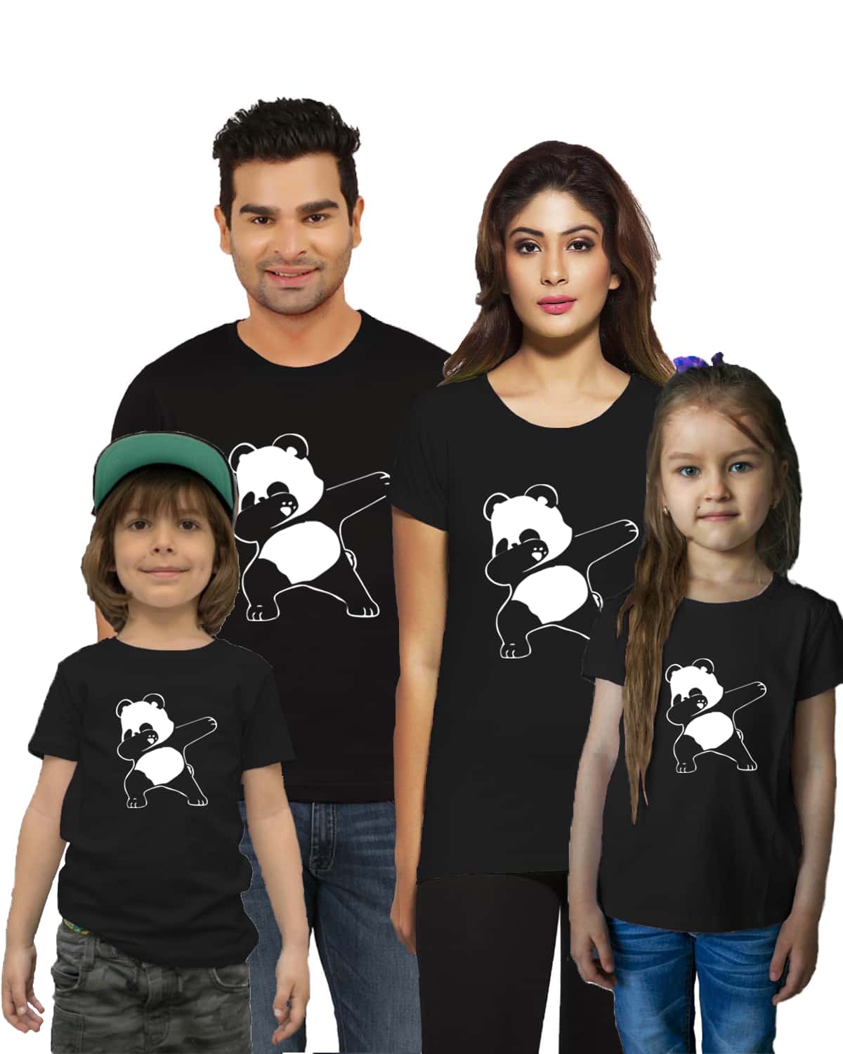 Dabbing Panda Family Matching T-Shirts