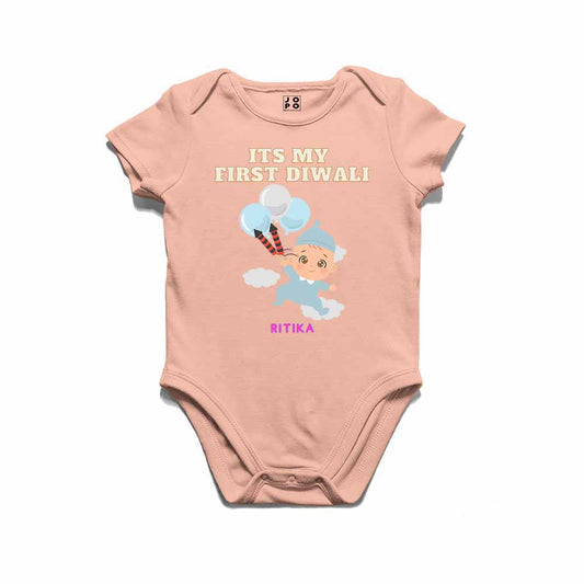 Happy Diwali Customised Tshirt/Romper