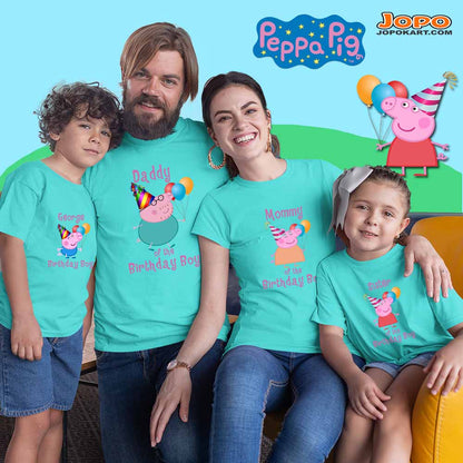 Theme Pig Matching Birthday Boy Family Tshirts