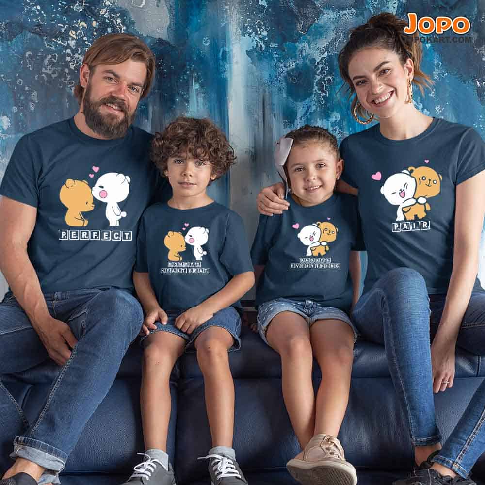 Matching Family Tshirts Mommy's Heart Daddy's Everything