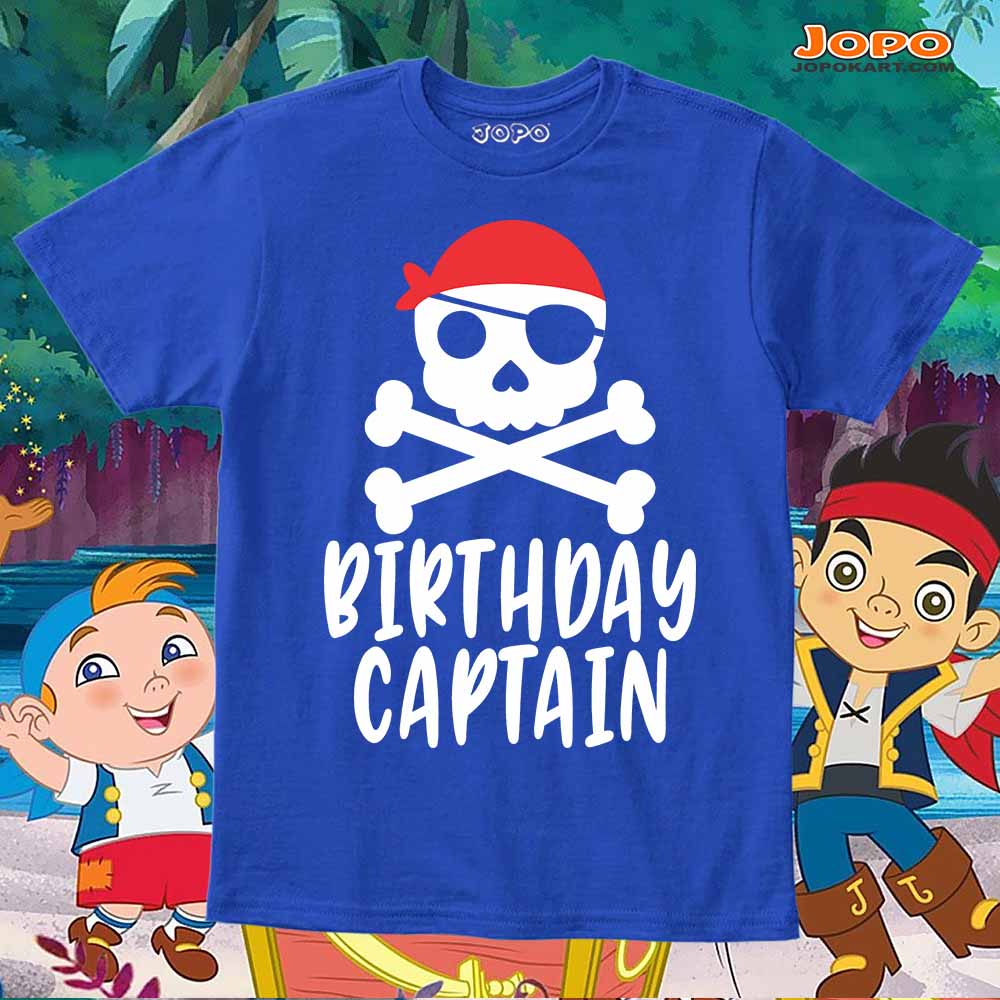 pirate theme Kid royal blue