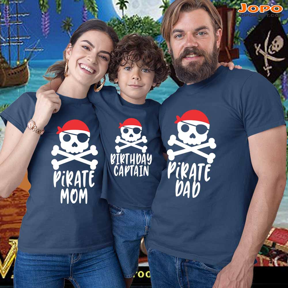pirate theme family navy