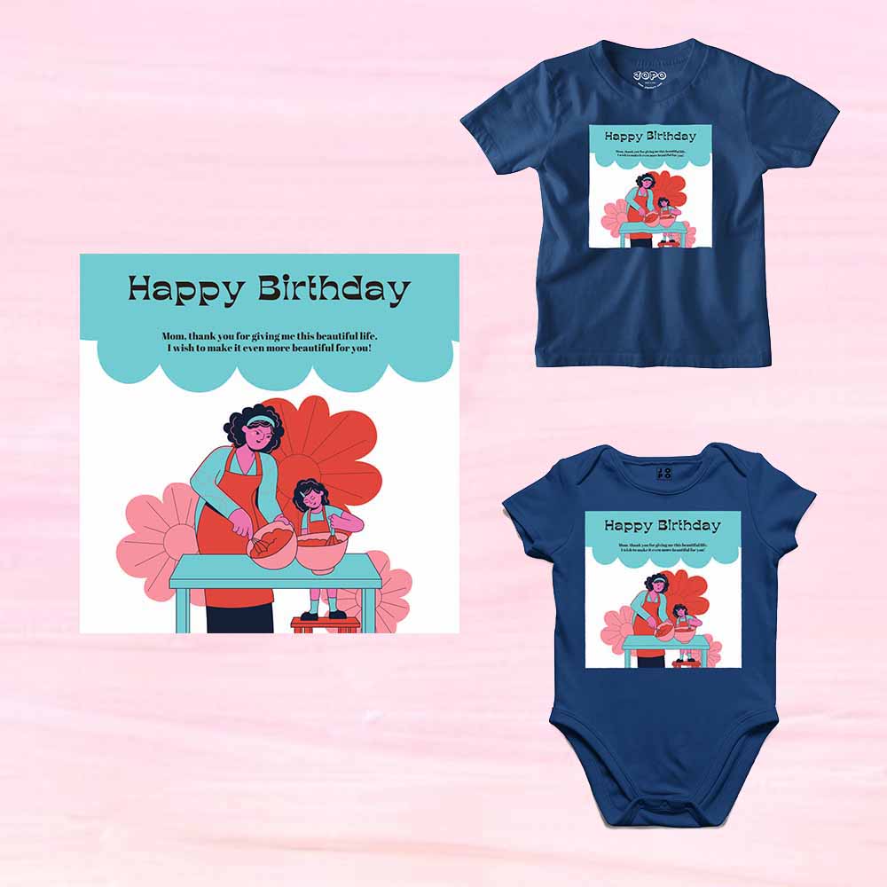 Happy Birthday Mother T-shirt/Romper