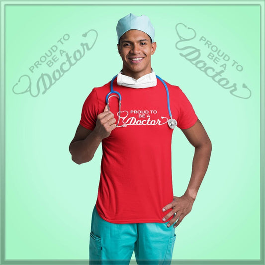 proud doctor men red
