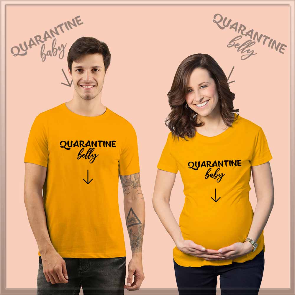 quarentine belly baby mustard