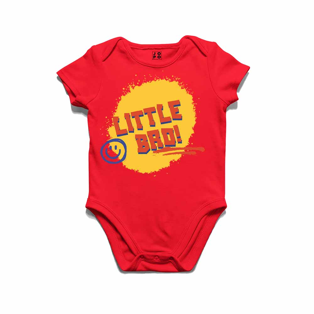 Little Brother smiley Design Multicolor T-shirt/Romper