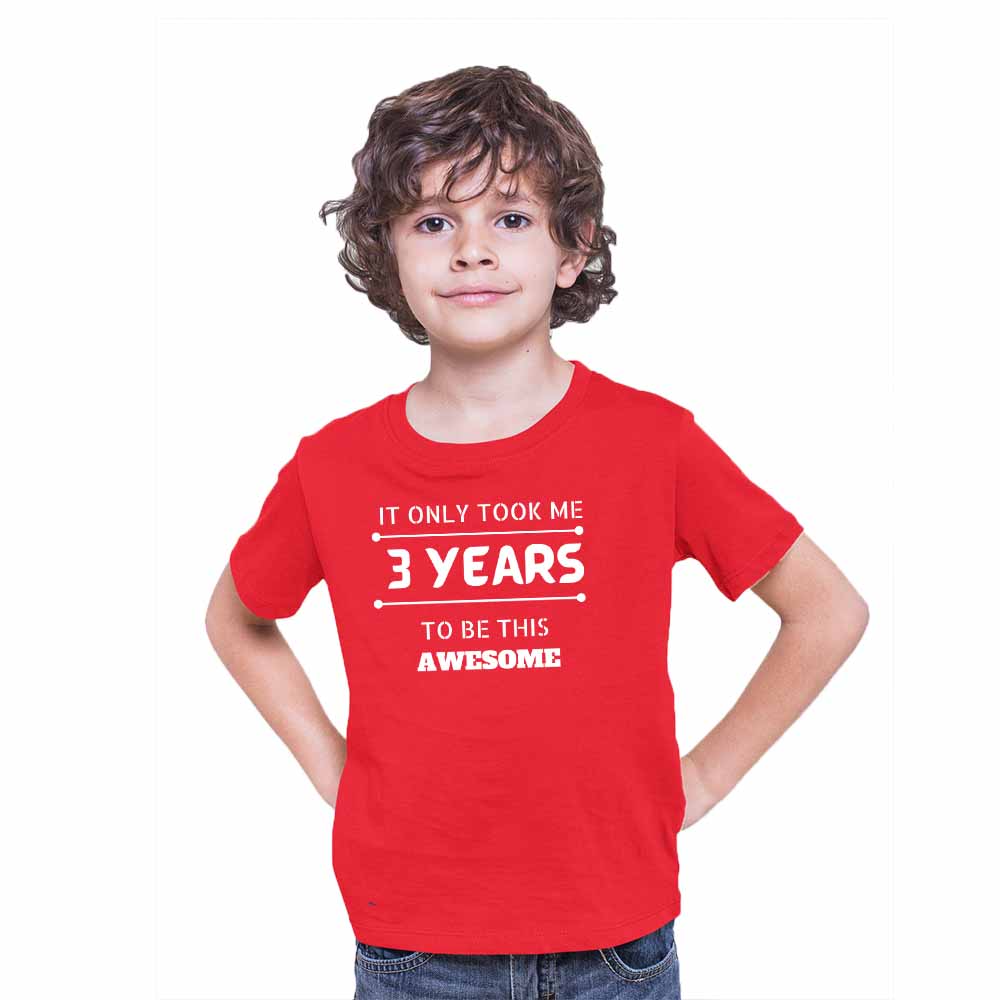 3 Years Birthday Theme Kids T-shirt
