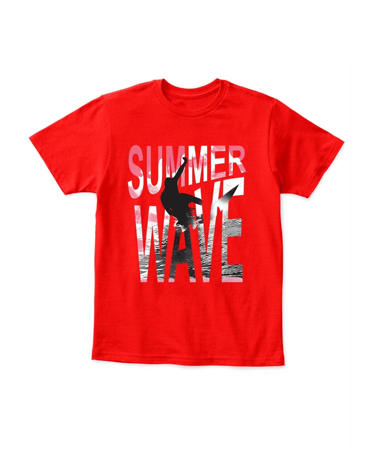 SummerWave Kids Printed tshirt red