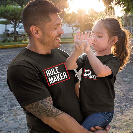 cotton father and daughter same dress father daughter dress black