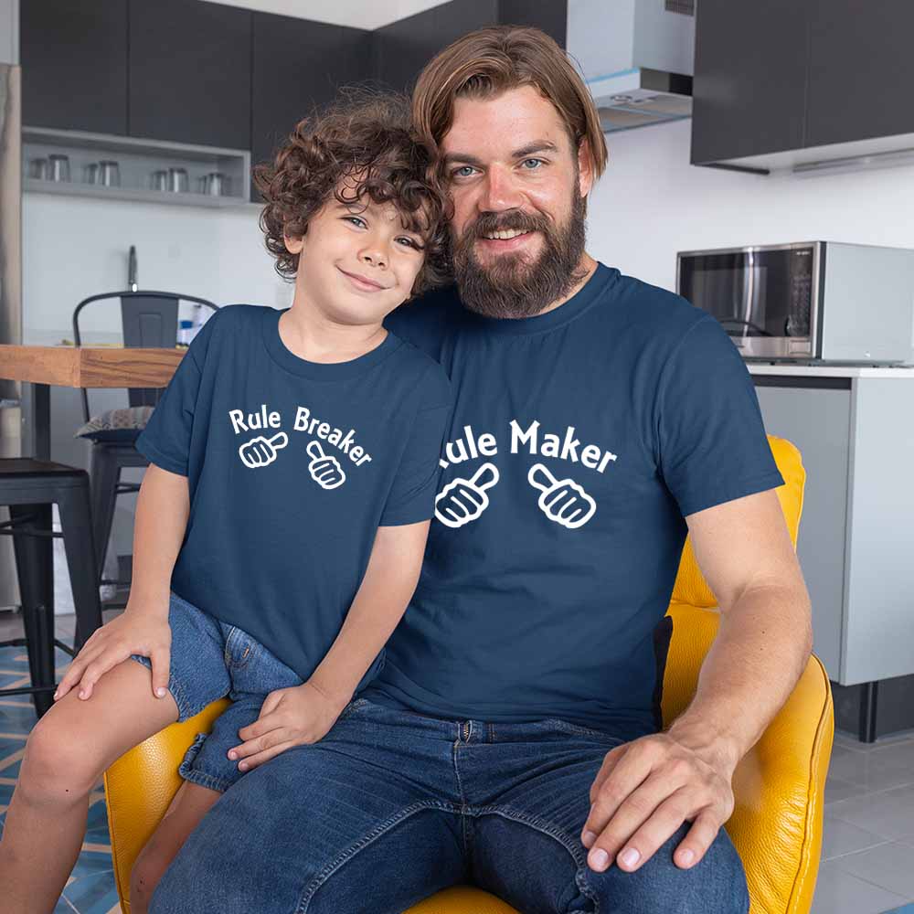 rule maker dad son navy father and son twinning clothes father and son dress