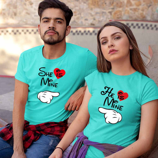 cotton love couple t shirt couples in one t shirt couple in one t shirt aqua blue