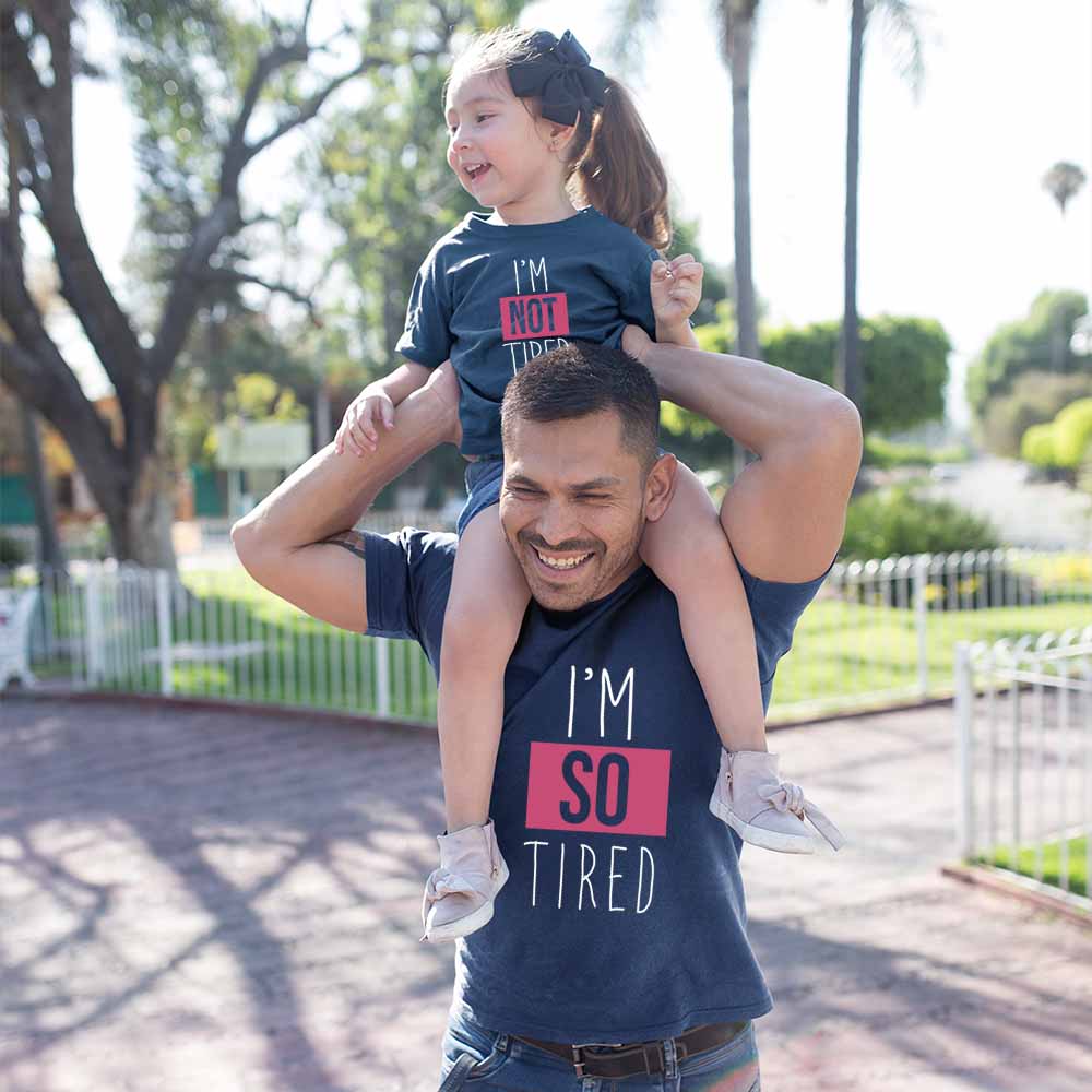 cotton dad t shirt for daughter daughter father t shirt t shirt for dad and daughter navy